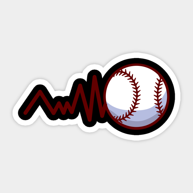 American Baseball Softball Fan design American Sticker TeePublic